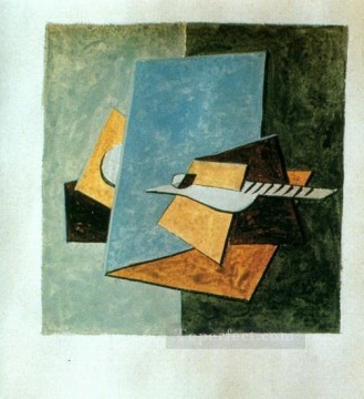 Guitar3 1912 cubism Pablo Picasso Oil Paintings
